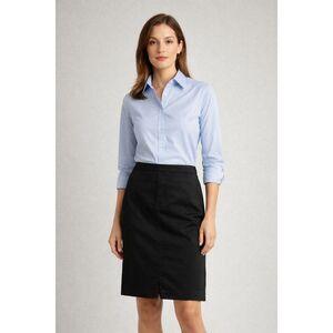 Lauren Ralph Lauren Black Pencil Skirt Size 10 Stretch Cotton